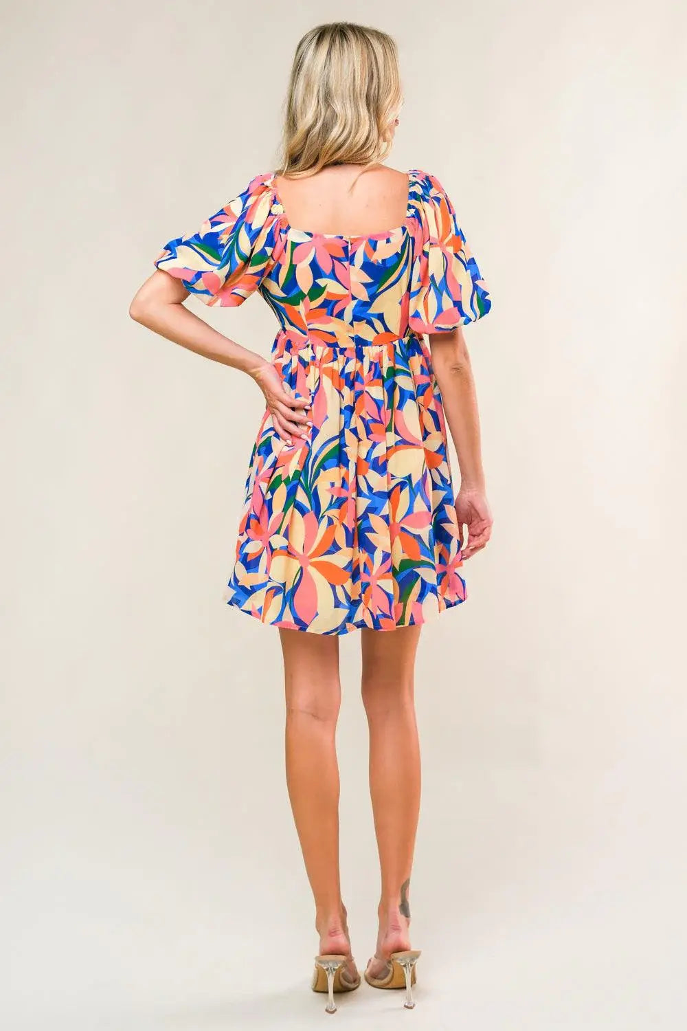 STATE OF BLISS WOVEN MINI DRESS - Flying Tomato - Flyclothing LLC