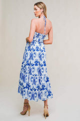 FLAWLESS SENSATION WOVEN MIDI DRESS - Flying Tomato - Flyclothing LLC
