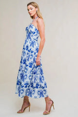 FLAWLESS SENSATION WOVEN MIDI DRESS - Flying Tomato - Flyclothing LLC