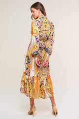 AESTHETIC POSE WOVEN MIDI DRESS - Flying Tomato - Flyclothing LLC