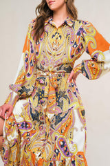 AESTHETIC POSE WOVEN MIDI DRESS - Flying Tomato - Flyclothing LLC