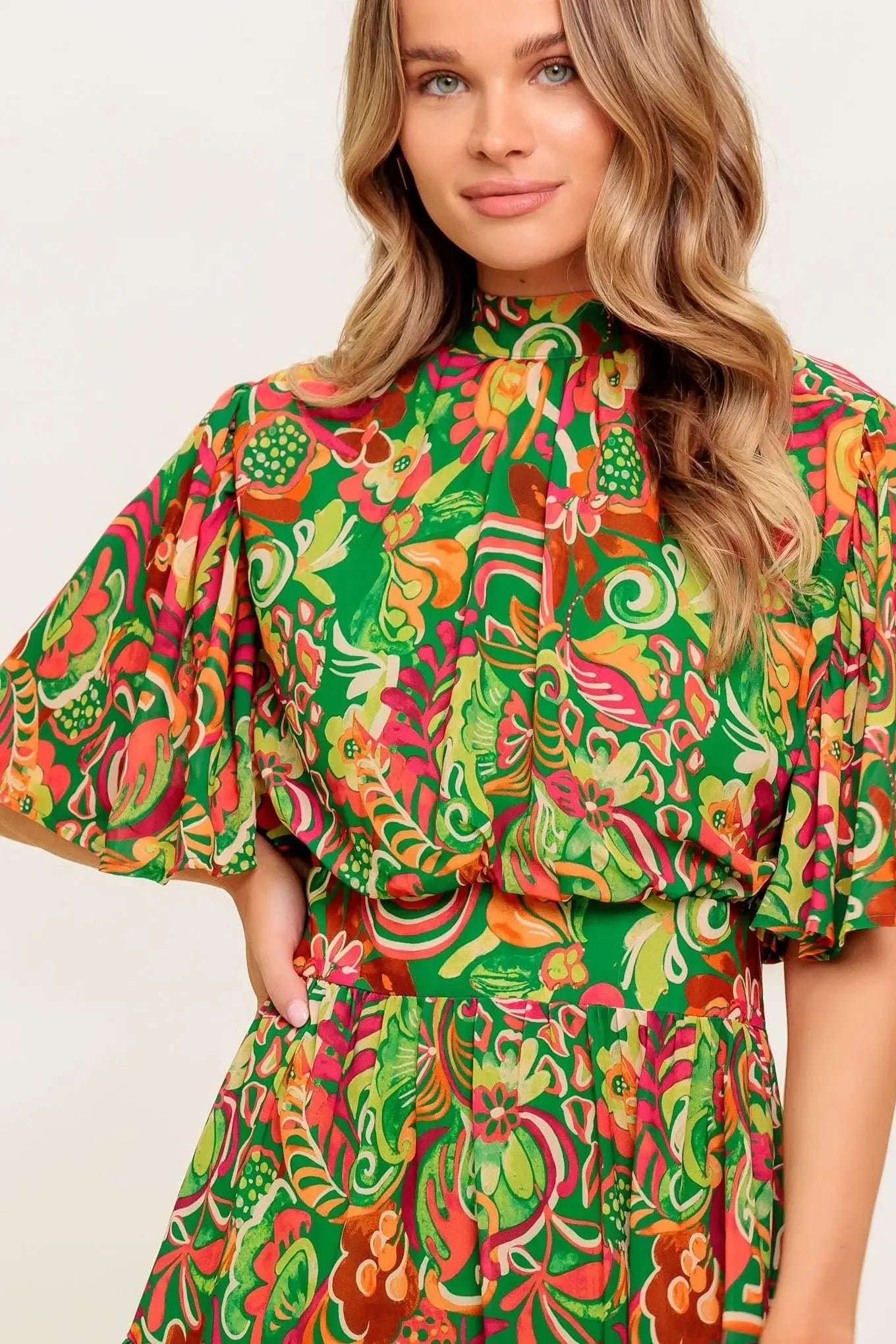 CLEAN AESTHETIC WOVEN MINI DRESS - Flying Tomato - Flyclothing LLC