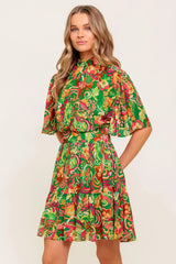 CLEAN AESTHETIC WOVEN MINI DRESS - Flying Tomato - Flyclothing LLC
