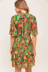CLEAN AESTHETIC WOVEN MINI DRESS - Flying Tomato - Flyclothing LLC