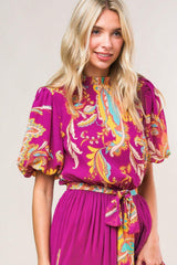 ENCHANTED TO MEET WOVEN MIDI DRESS - Flying Tomato - Flyclothing LLC