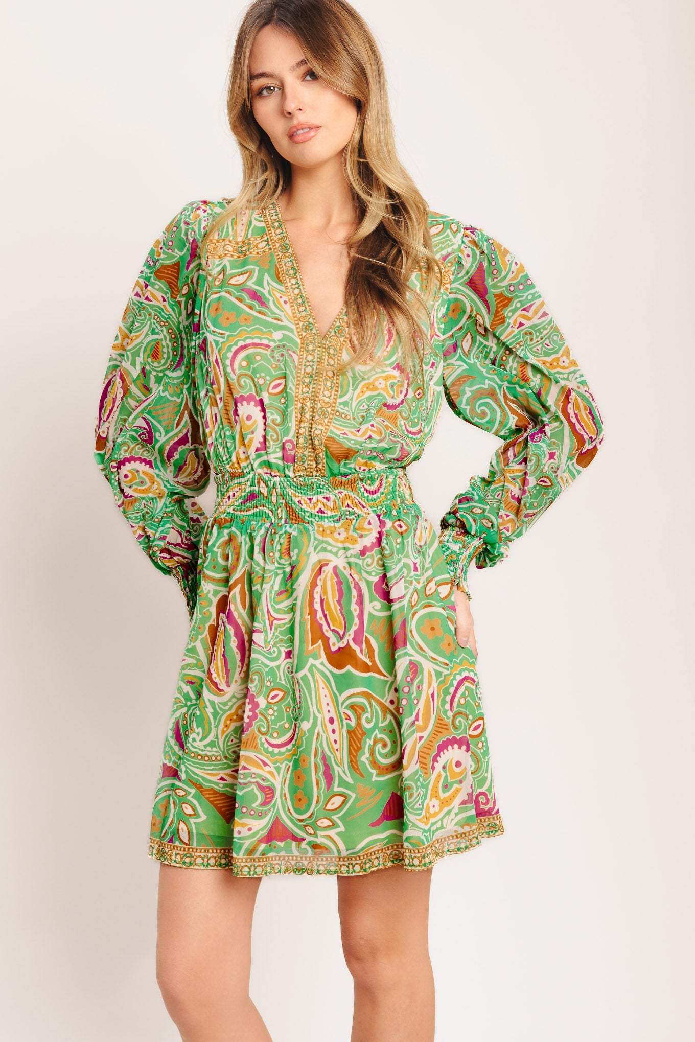 TIME SPENT TOGETHER WOVEN MINI DRESS - Flying Tomato - Flyclothing LLC