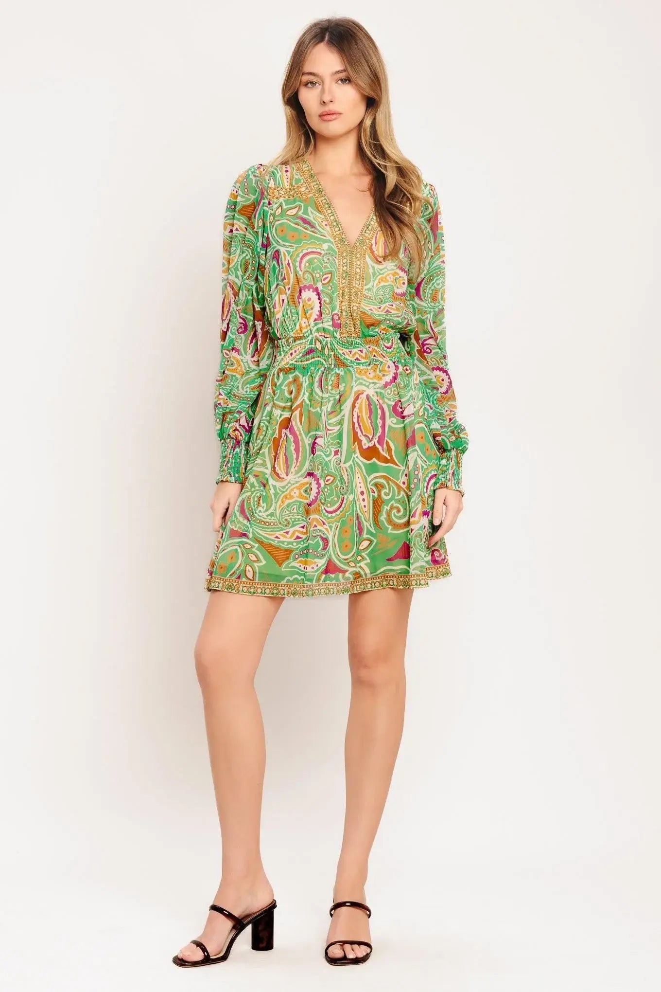 TIME SPENT TOGETHER WOVEN MINI DRESS - Flying Tomato - Flyclothing LLC