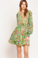 TIME SPENT TOGETHER WOVEN MINI DRESS - Flying Tomato - Flyclothing LLC