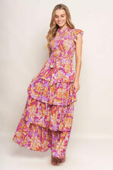 GETTING STARTED WOVEN MIDI DRESS - Flying Tomato - Flyclothing LLC