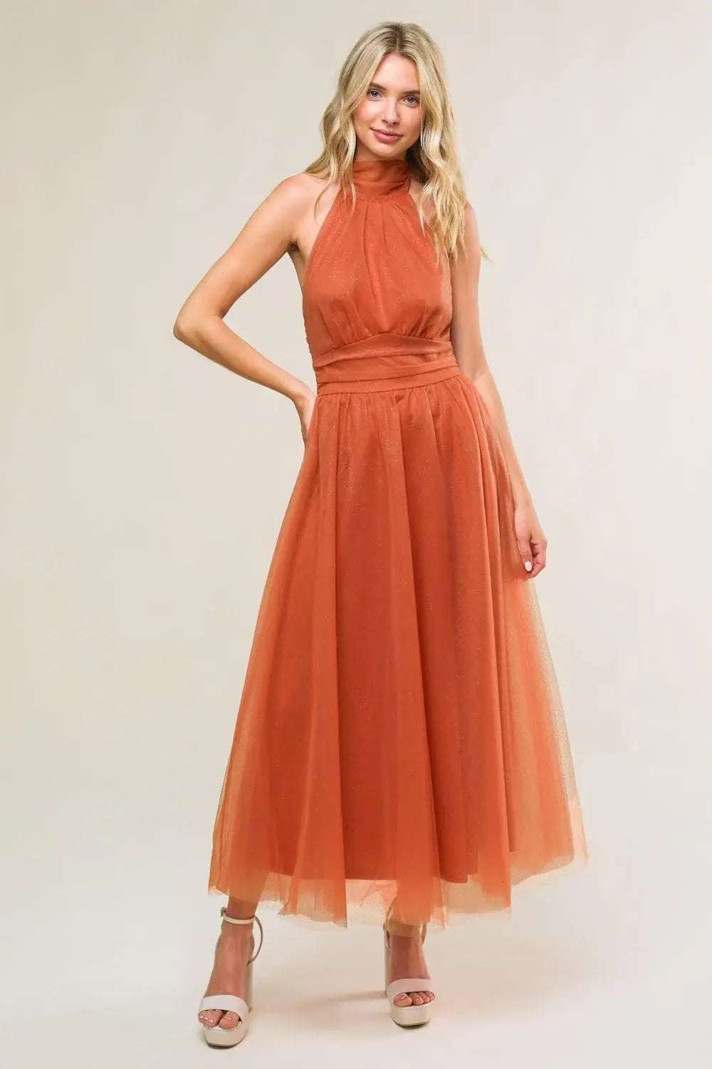 EVERY NOW AND THEN MESH MIDI DRESS - Flying Tomato - Flyclothing LLC
