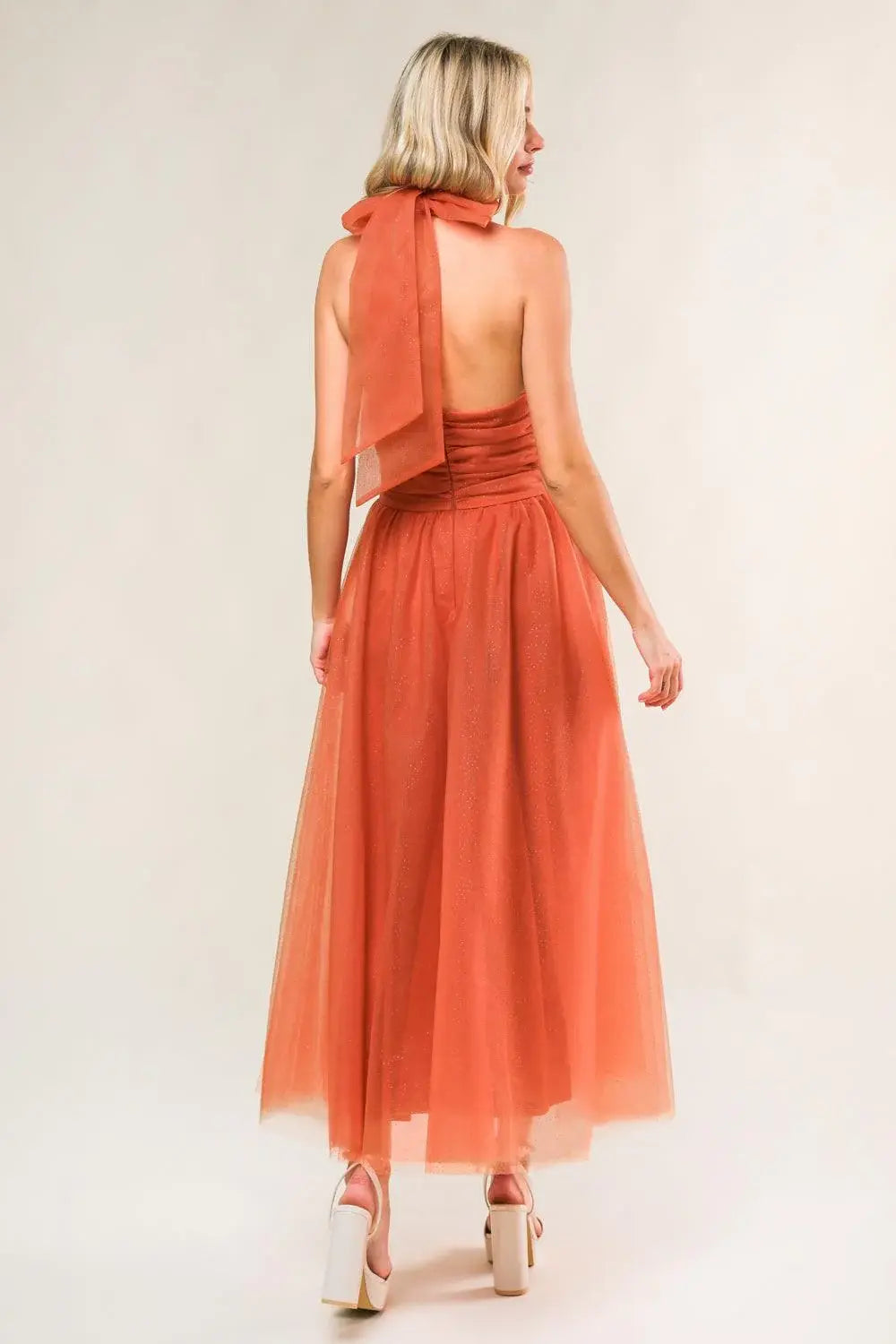 EVERY NOW AND THEN MESH MIDI DRESS - Flying Tomato - Flyclothing LLC