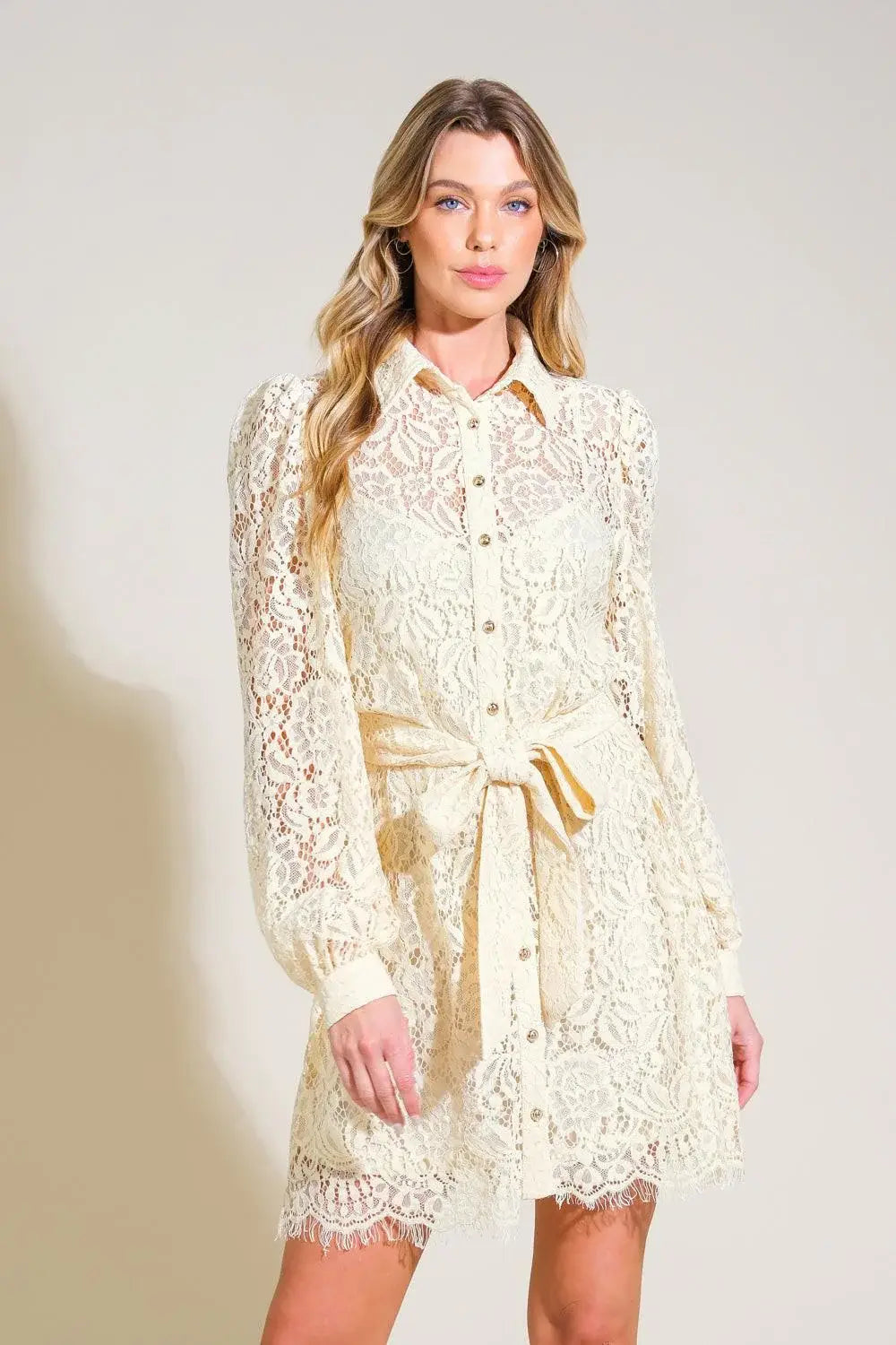 ADORE YOU LACE MINI DRESS - Flying Tomato - Flyclothing LLC
