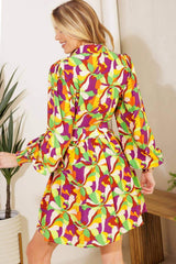WORLD IS YOUR OYSTER WOVEN MINI DRESS - Flying Tomato - Flyclothing LLC