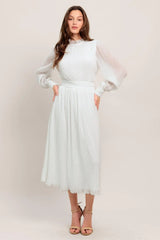 FOREVER WAITING WOVEN MIDI DRESS - Flying Tomato - Flyclothing LLC