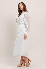 FOREVER WAITING WOVEN MIDI DRESS - Flying Tomato - Flyclothing LLC