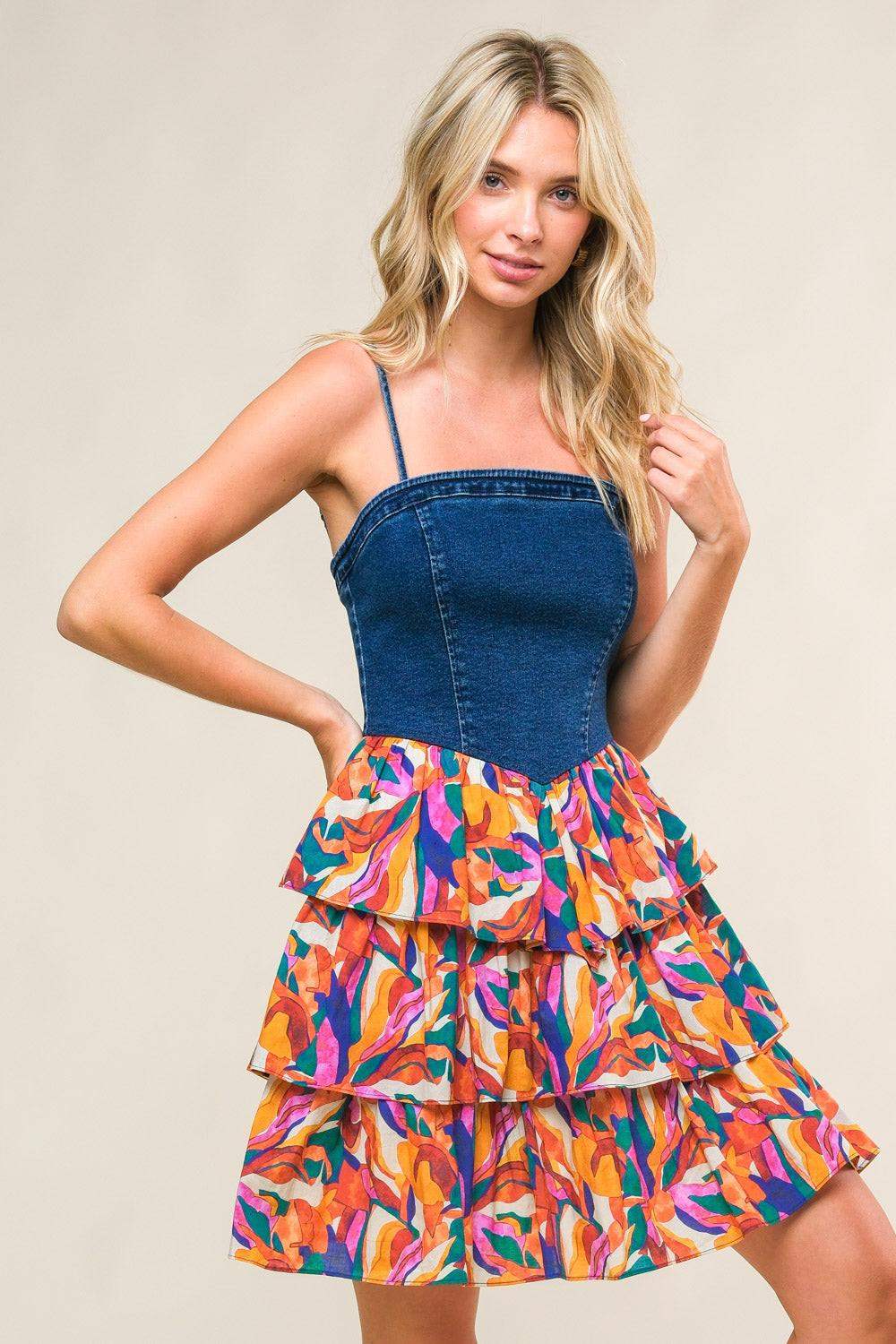 LACED IN LOVE WOVEN MINI DRESS - Flying Tomato - Flyclothing LLC
