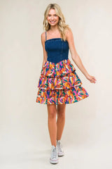 LACED IN LOVE WOVEN MINI DRESS - Flying Tomato - Flyclothing LLC