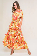 CONSISTENTLY CONFIDENT WOVEN MIDI DRESS - Flying Tomato - Flyclothing LLC