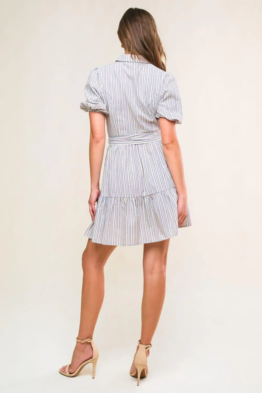 ADORABLE PRESENCE WOVEN MINI DRESS - Flying Tomato - Flyclothing LLC