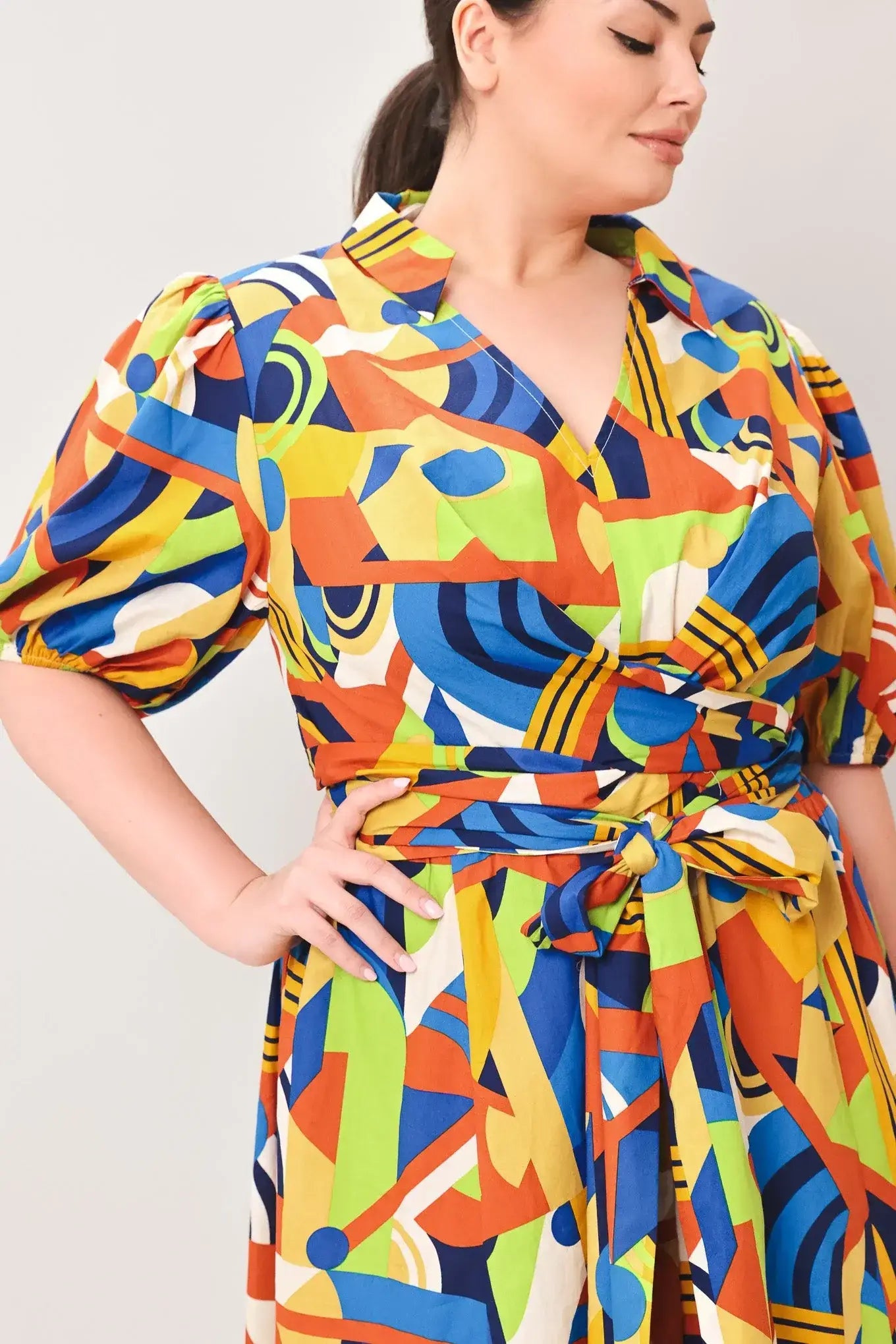 SATURDAY FEELINGS WOVEN MIDI DRESS - Flying Tomato - Flyclothing LLC