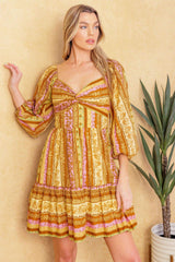 ALL MY PRIDE WOVEN MINI DRESS - Flying Tomato - Flyclothing LLC