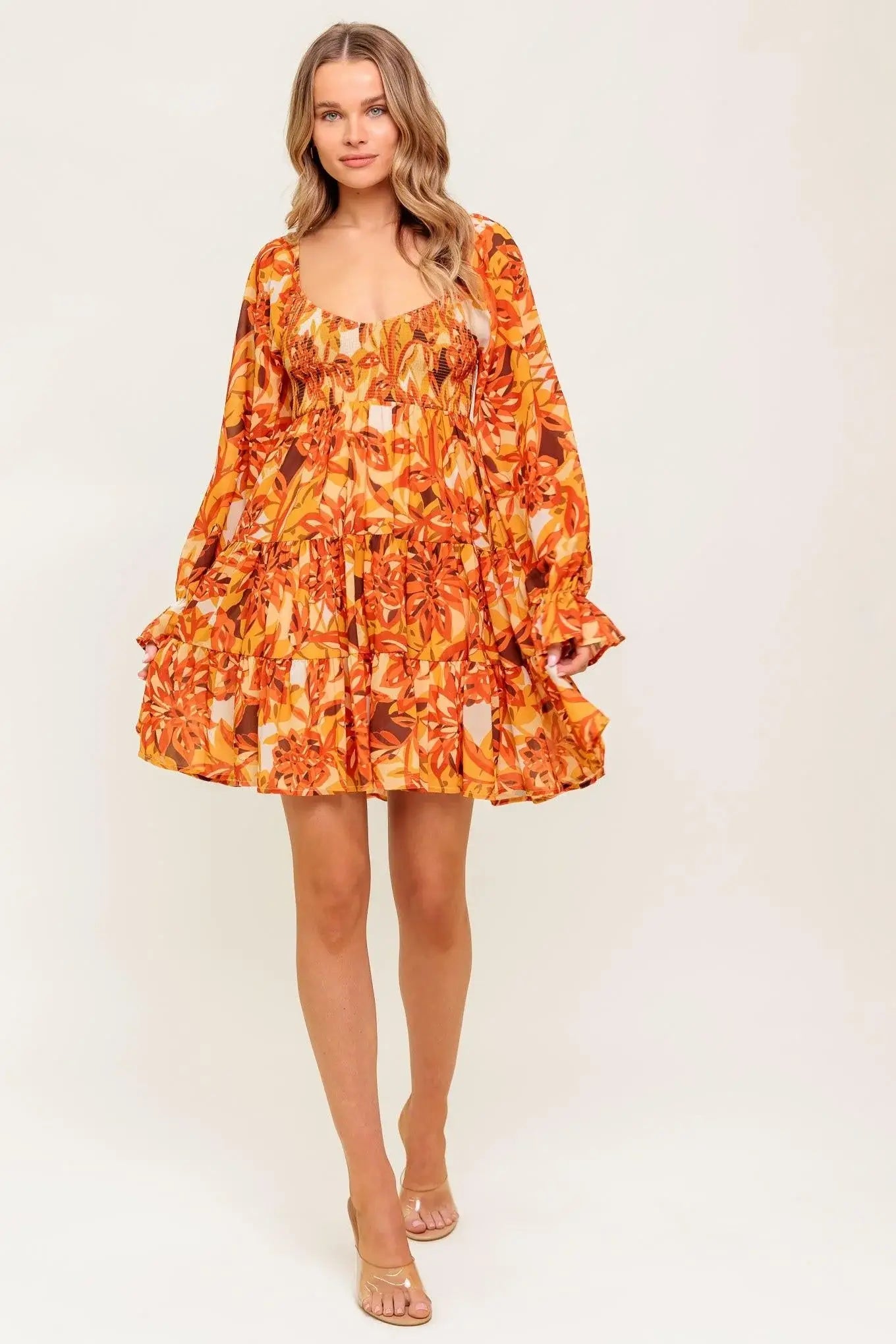STYLISH CERTAINTY WOVEN MINI DRESS - Flying Tomato - Flyclothing LLC