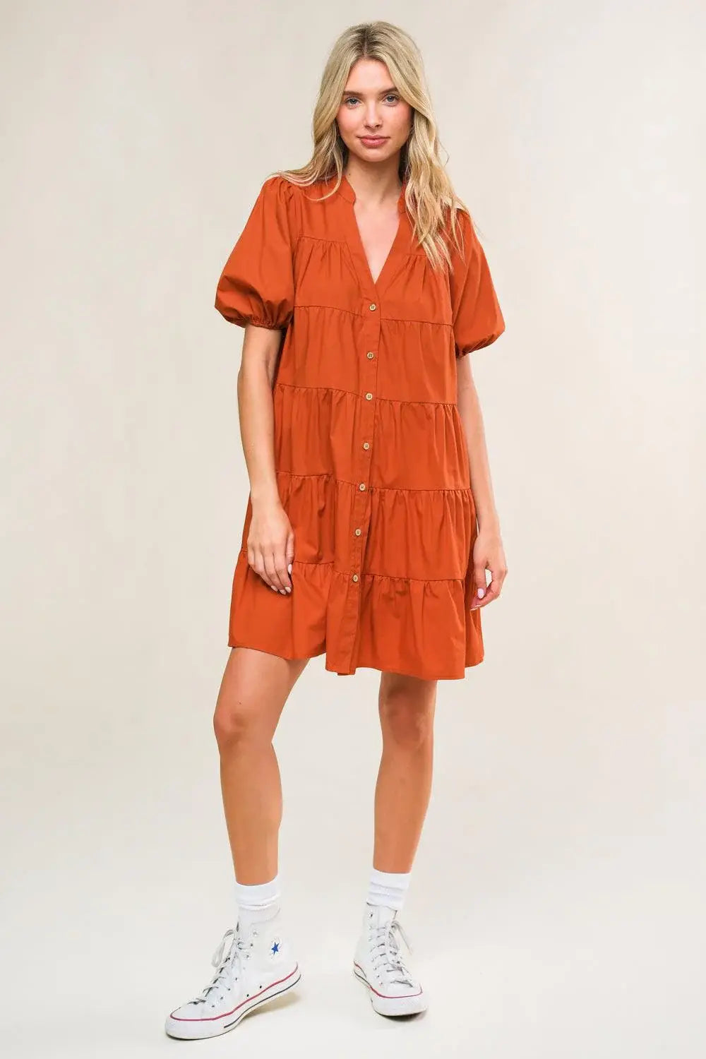 MISS AMERICAN PIE WOVEN MINI DRESS - Flying Tomato - Flyclothing LLC