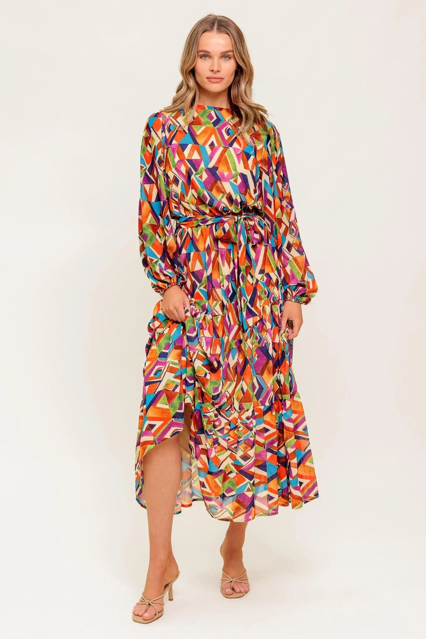 YOUR SWEETIE WOVEN MIDI DRESS - Flying Tomato - Flyclothing LLC
