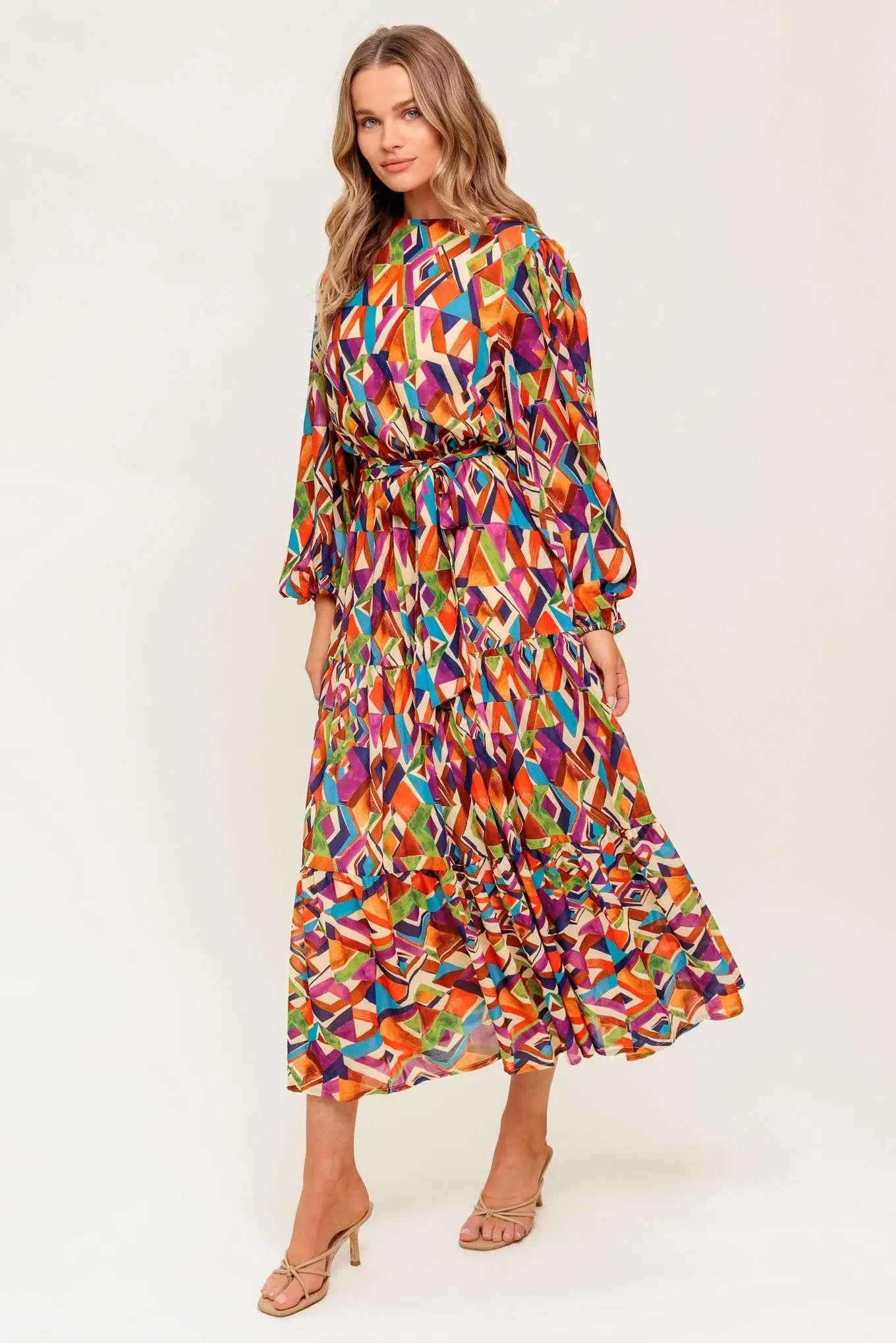 YOUR SWEETIE WOVEN MIDI DRESS - Flying Tomato - Flyclothing LLC