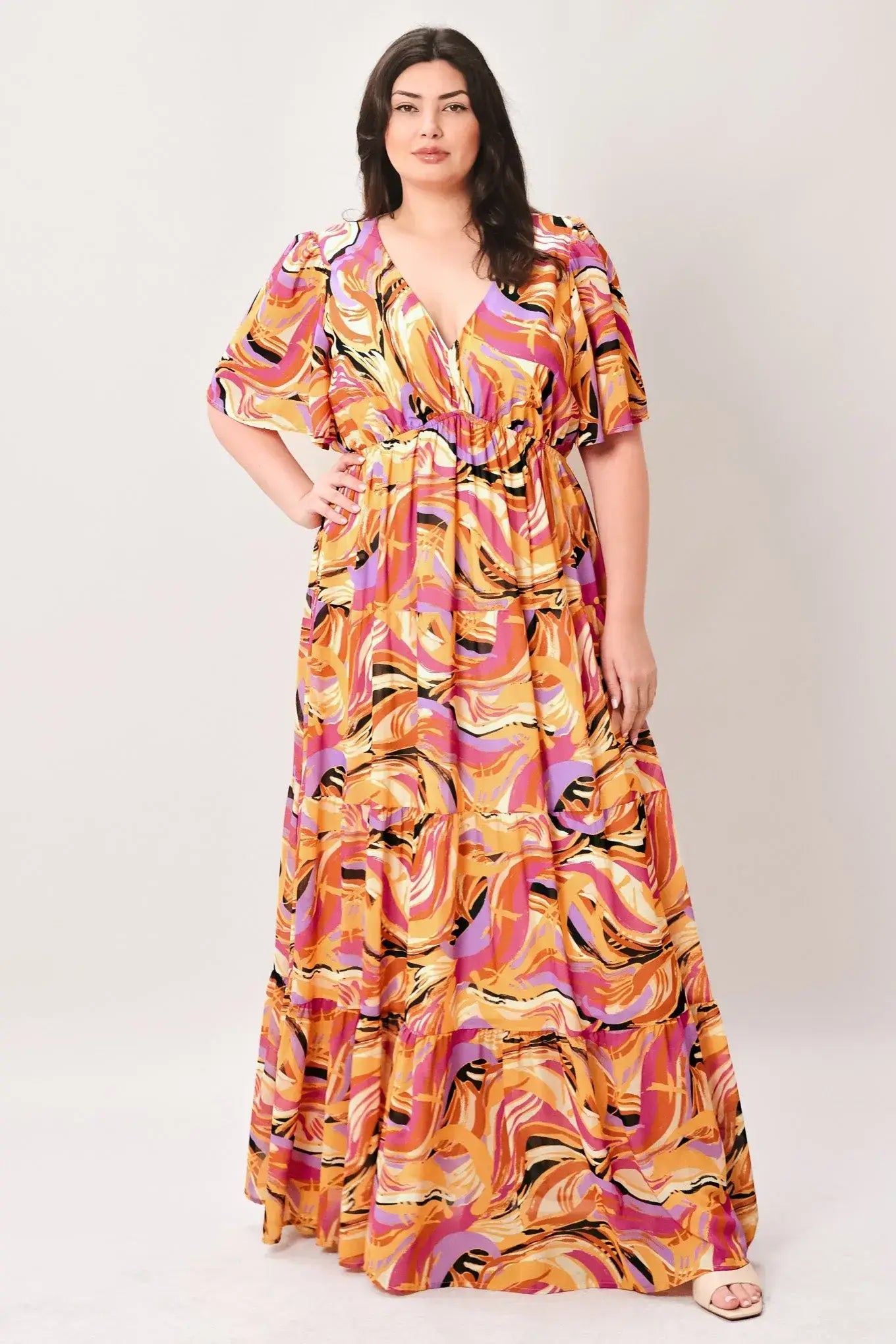 REFRESHING VIBE WOVEN MAXI DRESS - Flying Tomato - Flyclothing LLC