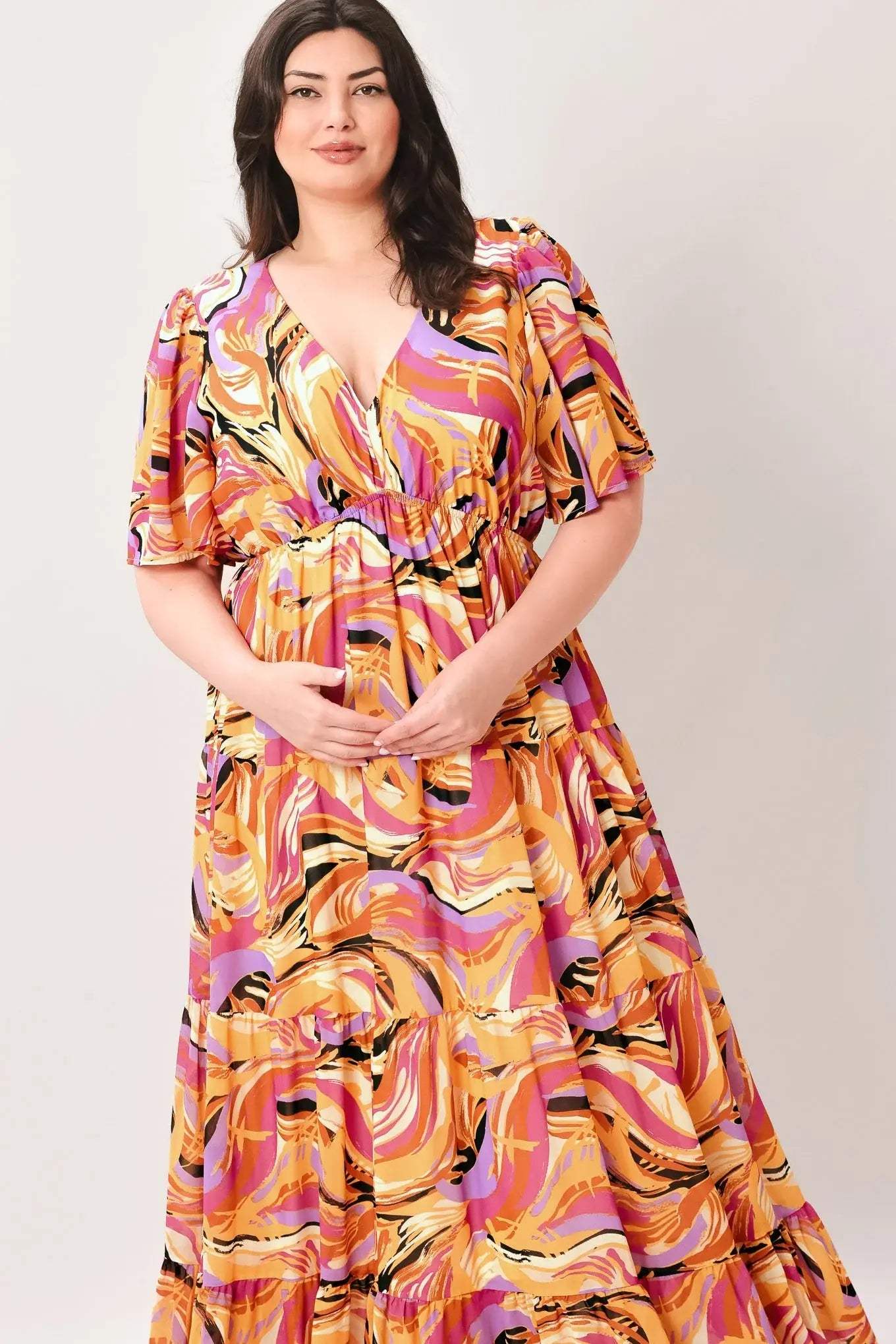 REFRESHING VIBE WOVEN MAXI DRESS - Flying Tomato - Flyclothing LLC