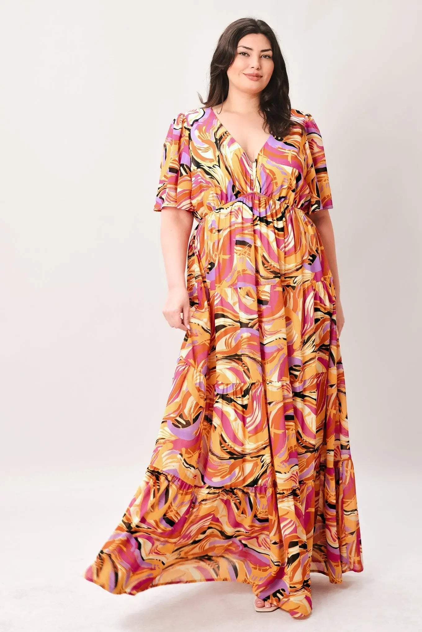 REFRESHING VIBE WOVEN MAXI DRESS - Flying Tomato - Flyclothing LLC