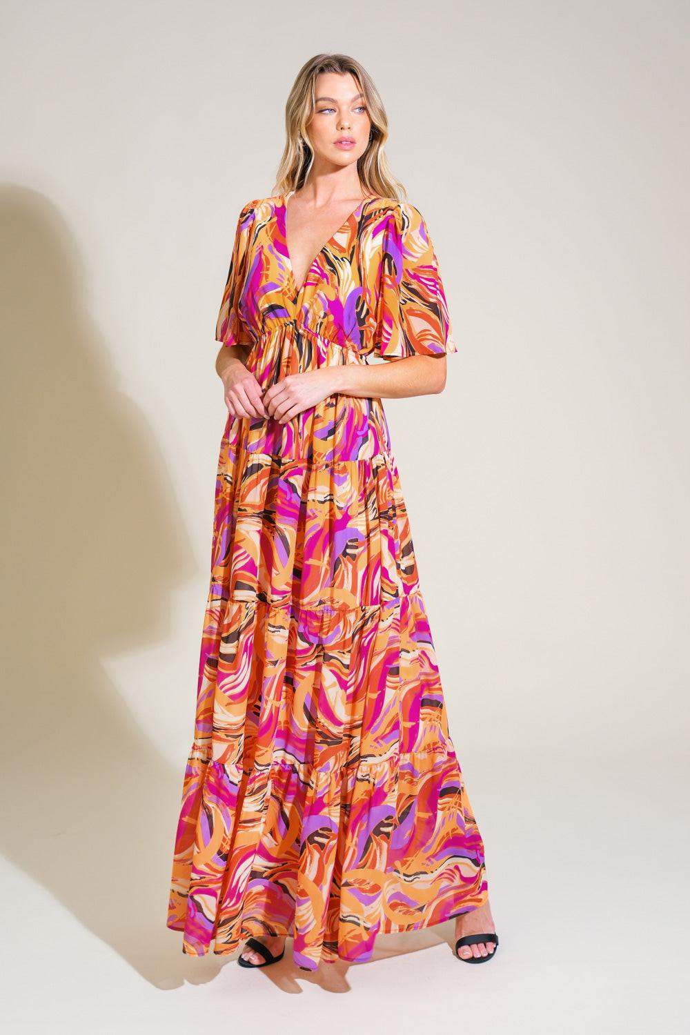 REFRESHING VIBE WOVEN MAXI DRESS - Flying Tomato - Flyclothing LLC