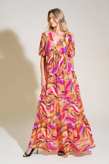 REFRESHING VIBE WOVEN MAXI DRESS - Flying Tomato - Flyclothing LLC