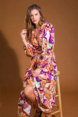 BLOSSOM BEAUTY WOVEN MIDI DRESS - Flying Tomato - Flyclothing LLC