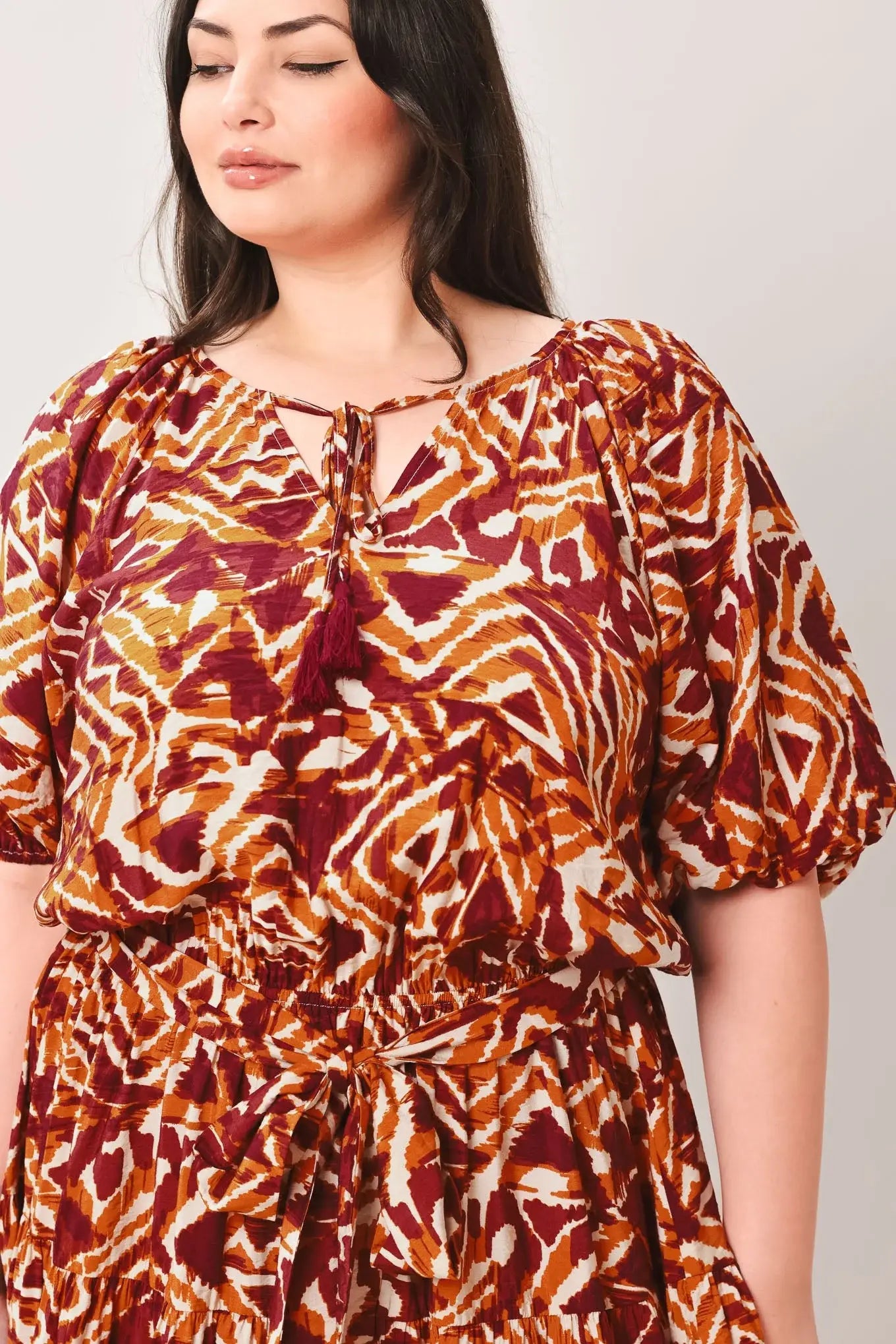 FLORA HARMONY WOVEN MINI DRESS - Flying Tomato - Flyclothing LLC