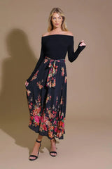 MORNING SONG SWEATER WOVEN MIDI DRESS - Flying Tomato - Flyclothing LLC