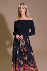 MORNING SONG SWEATER WOVEN MIDI DRESS - Flying Tomato - Flyclothing LLC