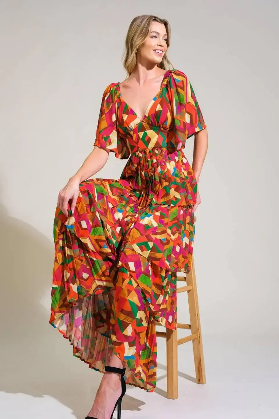 COASTAL DREAMS WOVEN MAXI DRESS - Flying Tomato - Flyclothing LLC