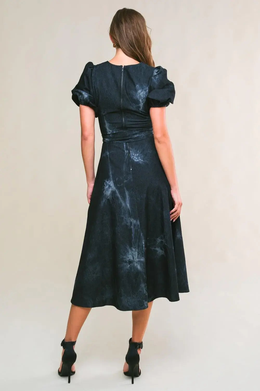 GARDEN GRACE TWILL MIDI DRESS - Flying Tomato - Flyclothing LLC