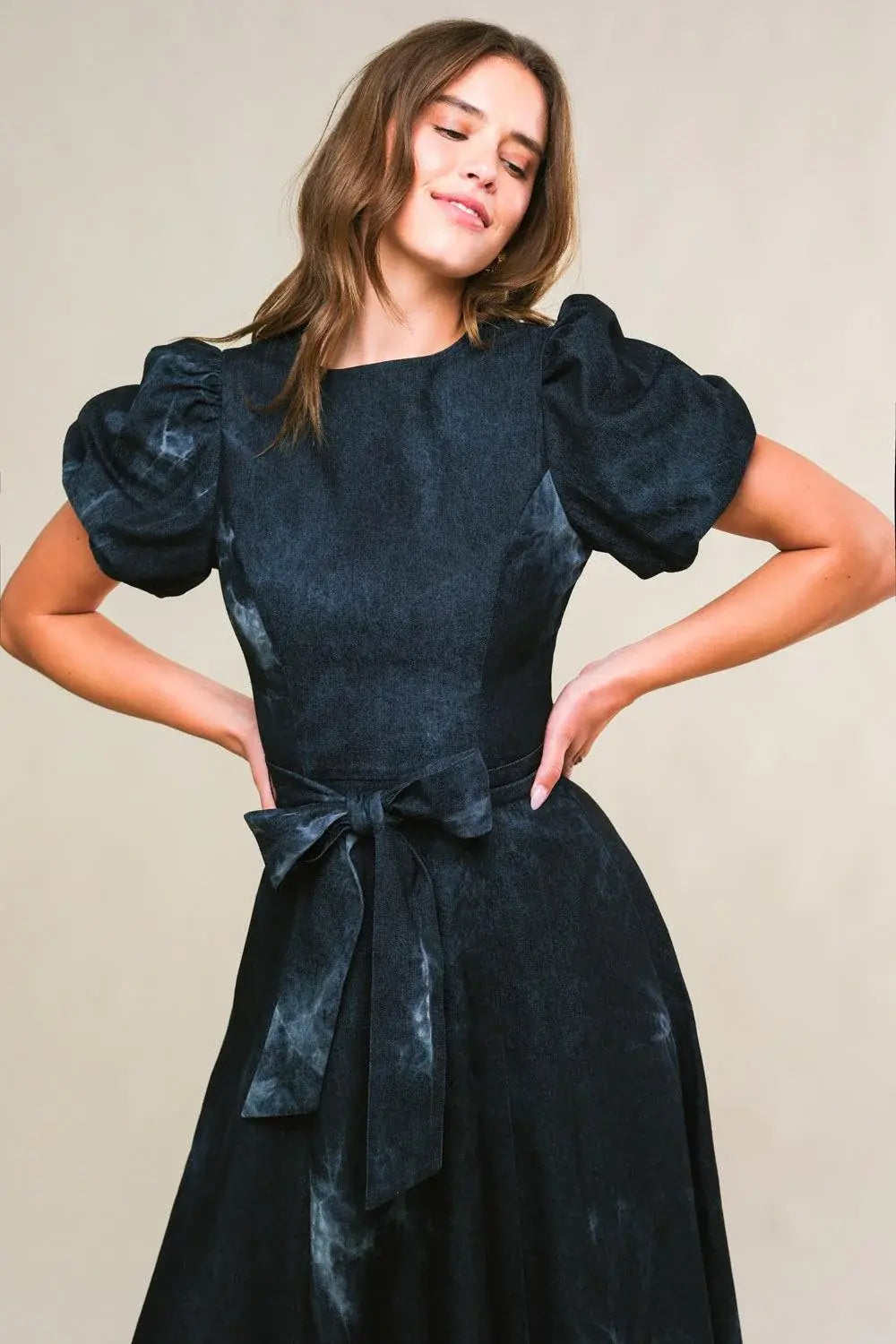 GARDEN GRACE TWILL MIDI DRESS - Flying Tomato - Flyclothing LLC