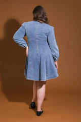 YOUR SWEETIE DENIM MINI DRESS - Flying Tomato - Flyclothing LLC