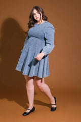YOUR SWEETIE DENIM MINI DRESS - Flying Tomato - Flyclothing LLC