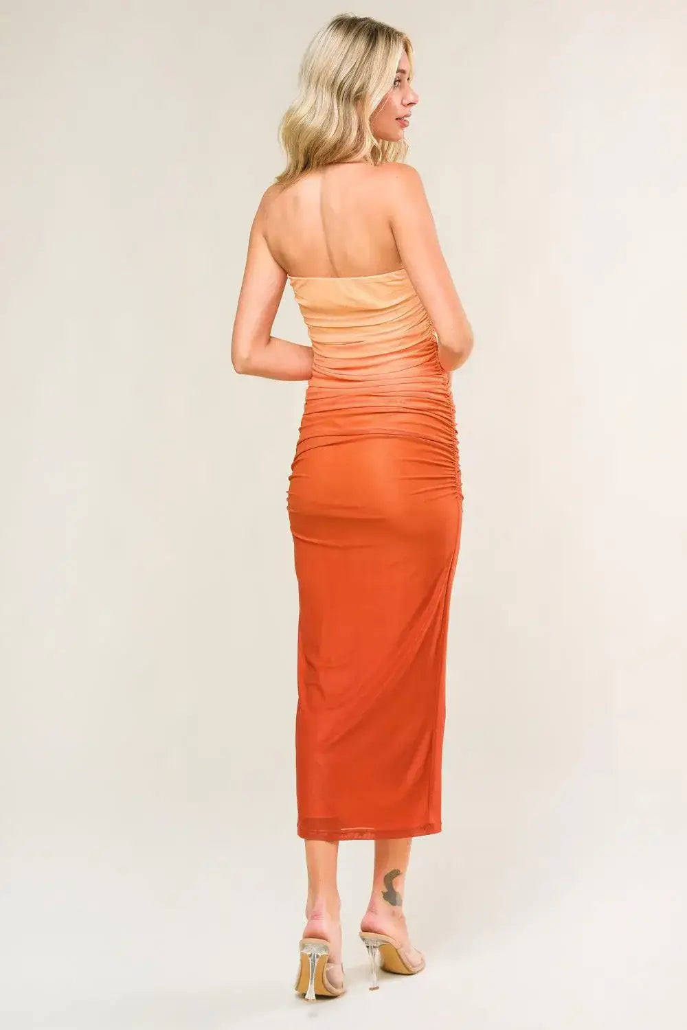 NOT YOUR AVERAGE MESH MIDI DRESS - Flying Tomato - Flyclothing LLC