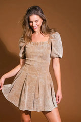URBAN SOPHISTICATION TWILL MINI DRESS - Flying Tomato - Flyclothing LLC