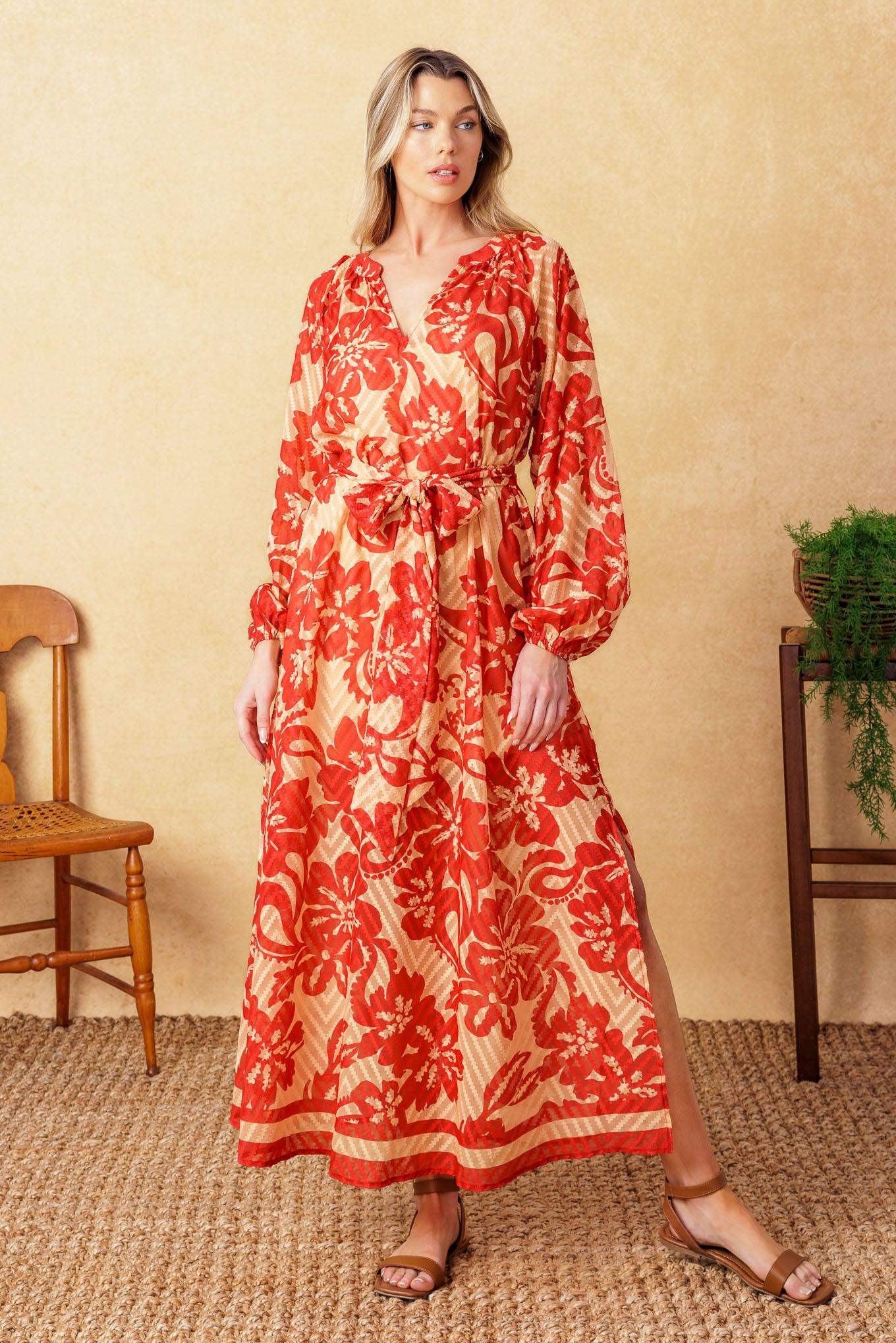 BACK IN ACTION WOVEN MIDI DRESS - Flying Tomato - Flyclothing LLC
