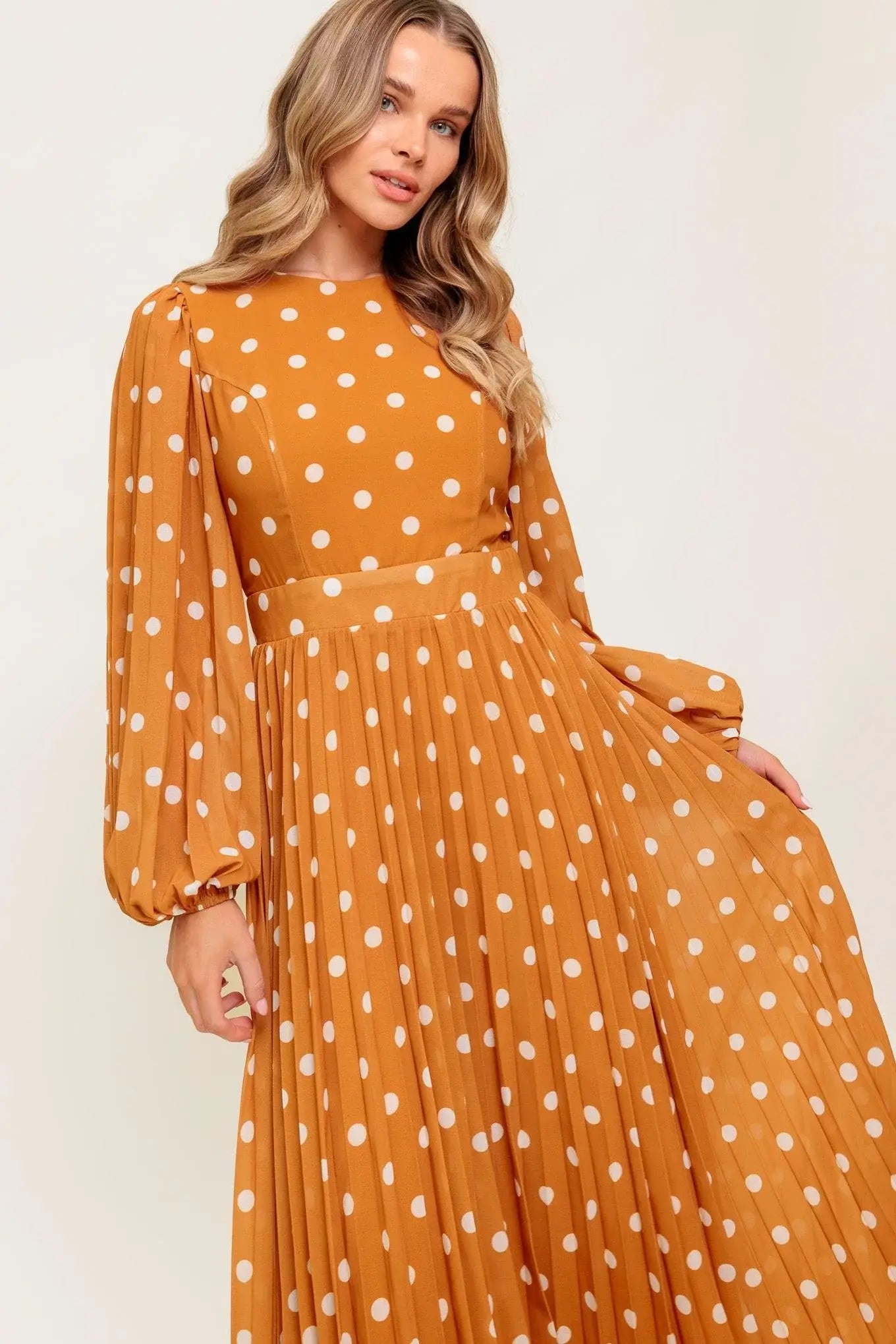MOMENT MAKER WOVEN MIDI DRESS - Flying Tomato - Flyclothing LLC