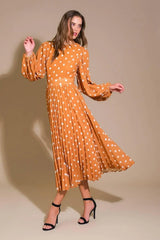 MOMENT MAKER WOVEN MIDI DRESS - Flying Tomato - Flyclothing LLC