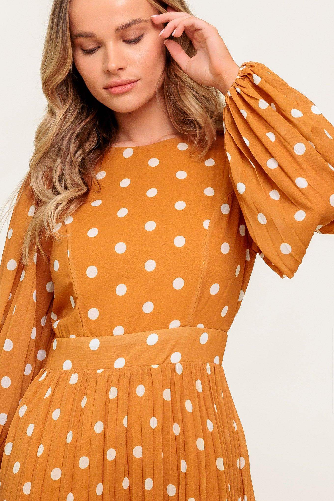 MOMENT MAKER WOVEN MIDI DRESS - Flying Tomato - Flyclothing LLC