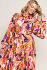 ROSEWOOD ROMANCE WOVEN MIDI DRESS - Flying Tomato - Flyclothing LLC